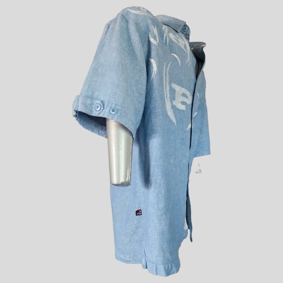 Mens VINTAGE PHAT FARM Denim Embroidered Size XL - Picture 7 of 15